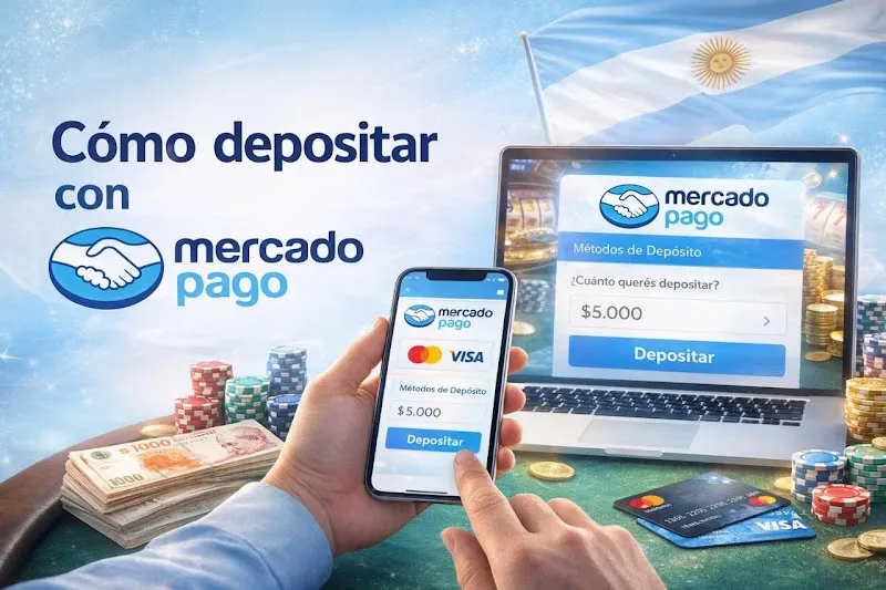 Cómo depositar fondos y retirar ganancias con Mercado Pago en un casino online