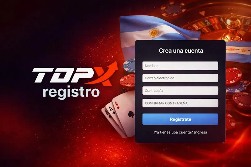 Cómo registrarse en TopX Casino